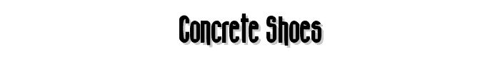 Concrete Shoes font